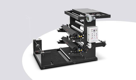 KTL Two Color Flexo Printing Machine - KTL Textile Machines - Embroidery Machines Supplier in Surat, India
