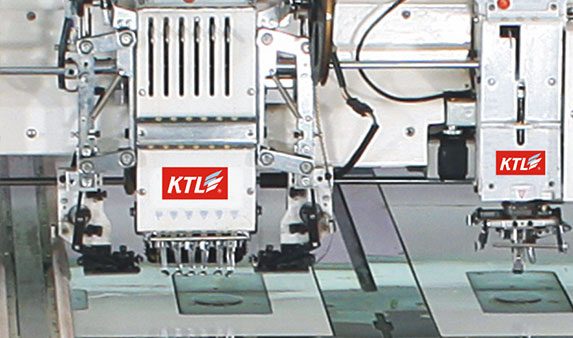 Taping (Ribbon) Mixed Head Embroidery Machine - KTL Textile Machines - Embroidery Machines Supplier in Surat, India