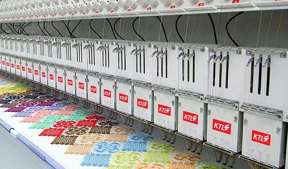 Largest Embroidery Machine - KTL Textile Machines - Embroidery Machines Supplier in Surat, India